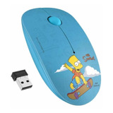 Mouse Inalámbrico The Simpsons Bart Graffiti Com-5711/s