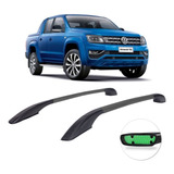 Rack De Teto Longarina Preta Vw Amarok