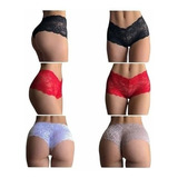 Pack X3 Culotte Encaje -bianca Art 200- Excelente Calidad 