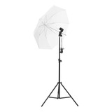 Kit De Fotografía Estudio Iluminación Trípode Sombrilla 