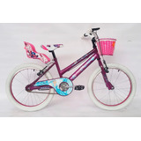 Bicicleta Infantil Niña Fire Bird Honey Rodado 20 