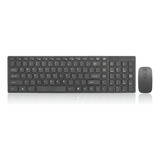 Combo Teclado Mouse Inalambrico Con Receptor 2.4g K-06 Kit C