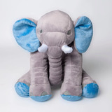 Almofada Elefante Pelúcia Travesseiro Bebê Recém Nascido