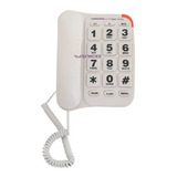 Telefono Fijo De Linea Mesa Numeros Grandes Winco Colores Ep