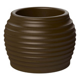 Vaso Bromélia Tabaco G 25x28cm - Caliterra