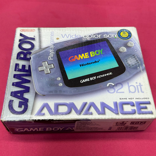 Consola Nintendo Game Boy Advance Glacier En Caja
