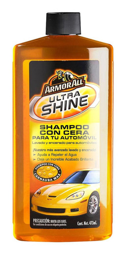 Shampoo Con Cera Armor All Limpieza Autos Camión Moto 500ml