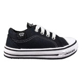 Zapatillas Jaguar 128 Color Negro/blanco - Niños 26 Ar