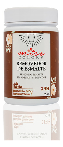 Removedor De Esmalte Esponja Sem Acetona Aloe E Vera 75ml