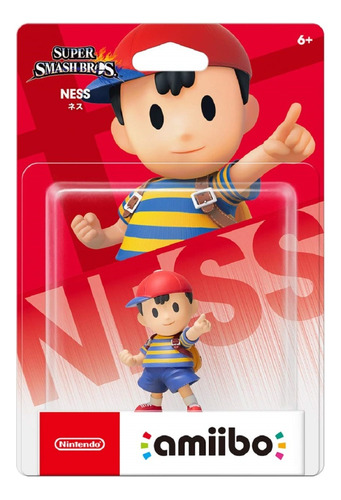 Figura Amiibo Nintendo Super Smash Bros Ness Earthbound