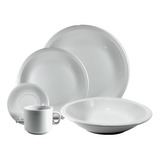 Set Vajilla 30 Piezas | Porcelana Blanca Tsuji De Primera