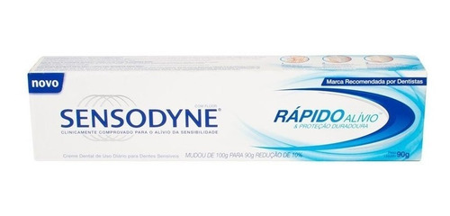 Atacado C/6 Creme Dental Sensodyne Rápido Alivio 90g