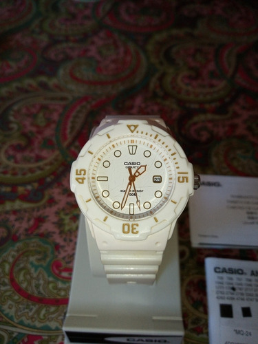 Reloj Casio Mujer Blanco Silicona Muy Poco Uso