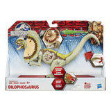 Jurassic World Dilophosaurus Hasbro 26cm Som Luz E Atira