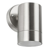 Lampara Arbotante Pequeño Gu10 Acero Inox Para Muro Calux