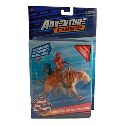 Figuras Articuladas Adventure Force Domador Dinosaurios Con Tigre | Envío gratis