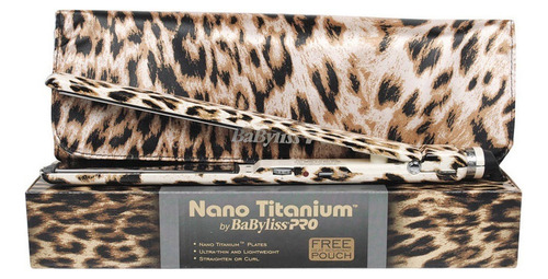 Prancha Nano Titanium Babyliss Pro Leopard 25 Mm 450ºf