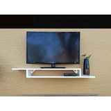 Estante Modular  Tv  Lcd  Led   Flotante   ¡armado! - Blanco