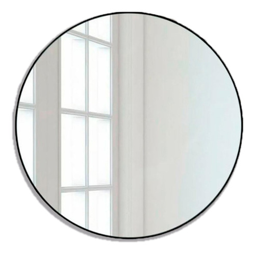 Espejo Redondo Circular 60 Cm Diámetro Marco Pvc Cristal 