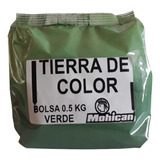Tierra De Color Verde De Primera Bolsa 1/2 Kg
