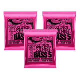 3 Encordados Ernie Ball Regular Slinky 40/125