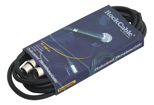 Cable Micrófono Rockcable By Warwick Rcl 30303 D7 3 Metros