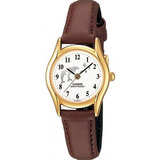 Reloj Casio Ltp1094 7b9  Mujer Correa Piel Marrón  