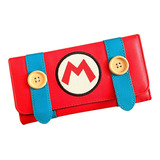 Cartera Super Mario Bross Nintendo Bolso Piel Sintética 