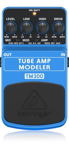 Pedal Afinador Behringer Tm300 Tube Amp Modeler