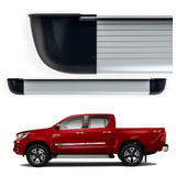 Estribo Plataforma Aluminio Toyota Hilux Dupla 2020