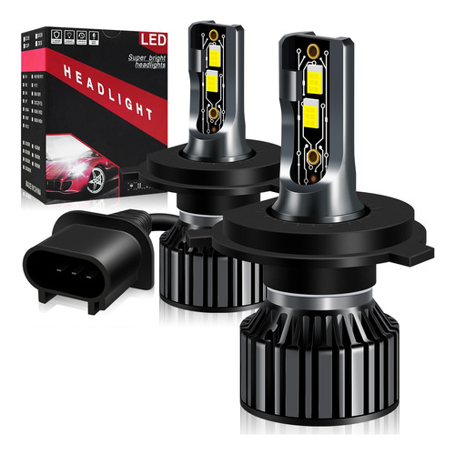 H4 9007 H13 Kit Focos De Led Luz Alta Y Baja 16000lm Csp