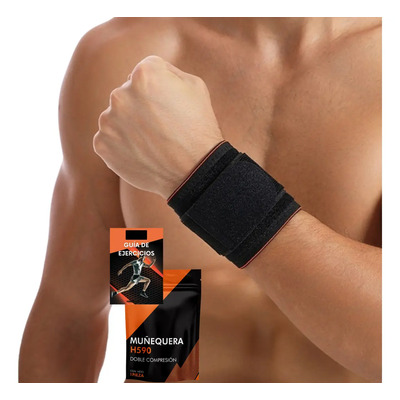 Hyperz Muñequera Deportiva Gym 1 Munequera Peso Pesa Kg Color Negro | MercadoLibre