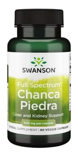 Chanca Piedra 60caps Veganas 500mg Salud Higado Y Riñones 