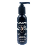 Gel Negro Cubre Canas, Barba Y Cabello. 120ml. Elegance