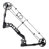 Arco Compuesto Swat Archery M120 20-70 Lbs Ideal Caza Pezca Color Negro