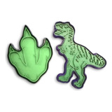 Cortantes Galletas Dinosaurios T-rex Y Garra