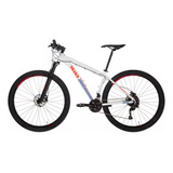 Bicicleta Mtb 29 Caloi Atacama 27v Freio Hidráulico Cor Branco Tamanho Do Quadro 17