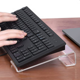 Suporte De Sustentação Para Teclado Em Acrílico Ergonômico