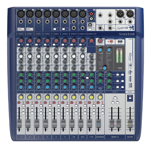 Mesa De Som Soundcraft Signature 12 De Mistura 110v/240v