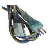 Cable De Poder Para Pc 1.60 Mts Transparente Vintage