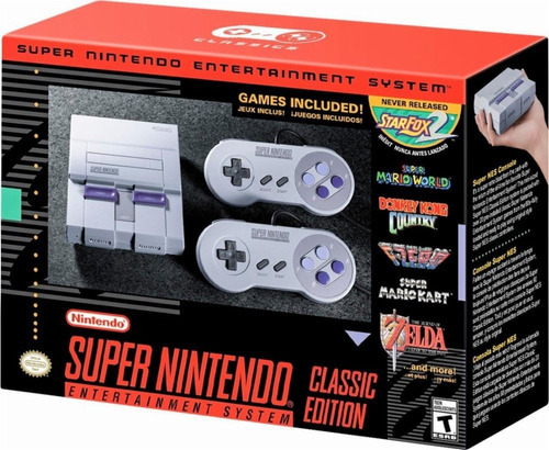 Super Nintendo Mini Classic Edition Con 21 Juegos - Nuevo