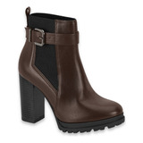 Botas Ecocuero Taco Alto Dama