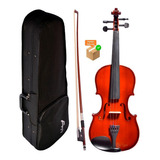 La Sevillana Dlxlsv44 Mar Violín 4/4 C/ Estuche, Arco Y Brea Color Maple Rojo