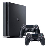  Play  4 Slim 1tb Standard Usado + 2 Controles Originais Sony