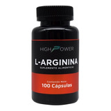 Suplemento En Cápsula High Power  L-arginina Proteínas En Pote De 840g 100 Un