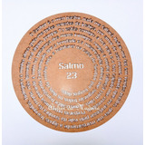 Mandala Oração Salmo 23 Espiral 50cm