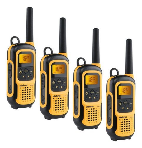 Kit 4 Radios Comunicador Prova D'água Ip 67 Rc4102 Intelbras