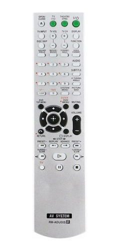 Control Remoto  Rm-adu005 Para Sony Davdz230/hdx265/6 