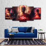 Cuadro Buda Espiritual Decorativo Moderno 150x70