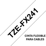 Cinta Flexible Brother Tze-fx241 Para Rotuladoras 18mm X 8m
